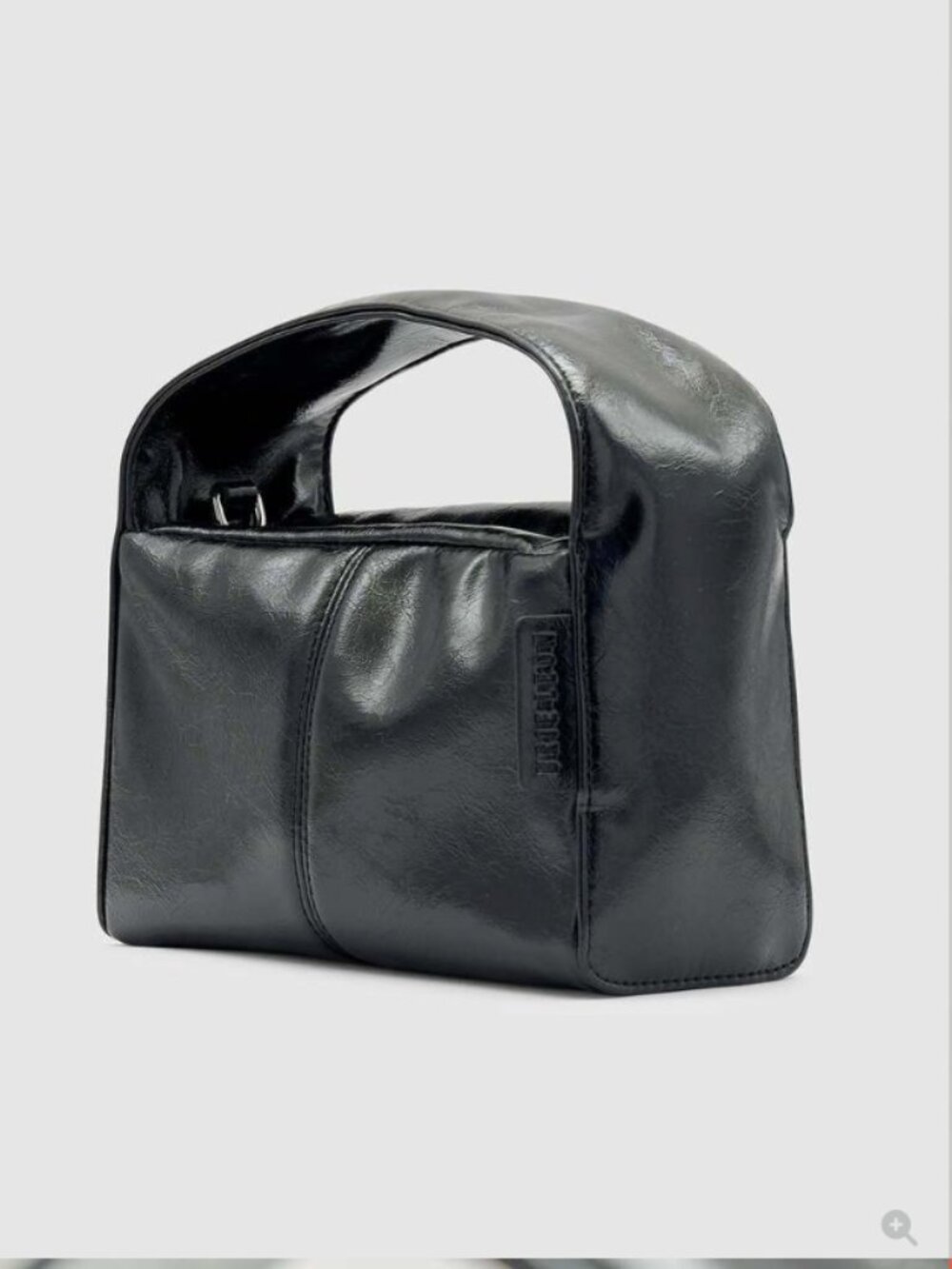 BRIE LEON LUCA SHOULDER MINI BAG - BLACK GLOSSY